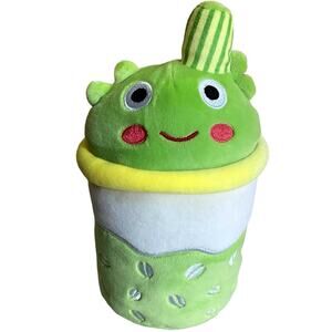 Puchi Gumi Plush Kids Green Latte Shake Rattle